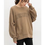 ライトブラウン | トップス スウェット 長袖 | Honeys