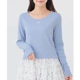 サックス | トップス カットソー 長袖 | Honeys