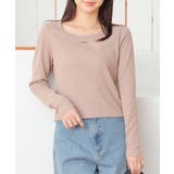 モカ | トップス カットソー 長袖 | Honeys