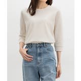 アイボリー | トップス Tシャツ 7分袖Tシャツ | Honeys