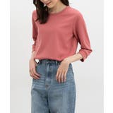 ピンク | トップス Tシャツ 7分袖Tシャツ | Honeys