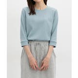 サックス | トップス Tシャツ 7分袖Tシャツ | Honeys