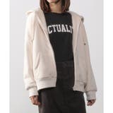 【ハニーズ】裏ボアジップパーカー | Honeys | 詳細画像2 