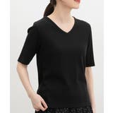 ブラック | トップス Tシャツ 半袖Tシャツ | Honeys