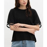 ブラック | トップス カットソー 半袖 | Honeys