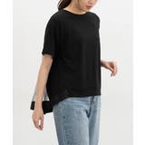 ブラック | トップス カットソー 半袖 | Honeys