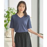 ブルー | 【ハニーズ】トップス Tシャツ 半袖Tシャツ | Honeys