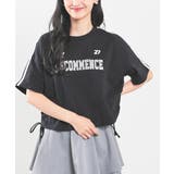 ブラック | トップス Tシャツ 半袖Tシャツ | Honeys