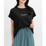 ブラック | トップス Tシャツ 半袖Tシャツ | Honeys