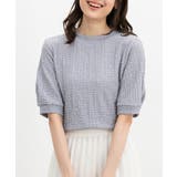 サックスグレー | トップス カットソー 半袖 | Honeys