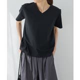 ブラック | トップス Tシャツ 半袖Tシャツ | Honeys