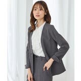 アウター ジャケット ノーカラージャケット | Honeys | 詳細画像10 