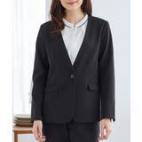 アウター ジャケット ノーカラージャケット | Honeys | 詳細画像4 