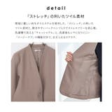 アウター ジャケット カラーレスジャケット | Honeys | 詳細画像7 