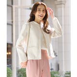 アウター ノーカラージャケット 大きいサイズ | Honeys | 詳細画像12 