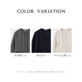 アウター ノーカラージャケット 大きいサイズ | Honeys | 詳細画像17 