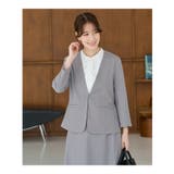 アウター ジャケット ノーカラー | Honeys | 詳細画像10 