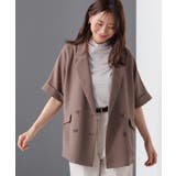 ブラウン | アウター ジャケット テーラードジャケット | Honeys