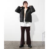 【ハニーズ】ファイバーダウンブルゾン【WEB限定LLサイズ有】 | Honeys | 詳細画像3 