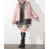 【ハニーズ】ファイバーダウンブルゾン【WEB限定LLサイズ有】 | Honeys | 詳細画像5 