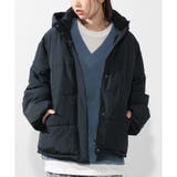 ネイビー | 【ハニーズ】ファイバーダウンブルゾン【WEB限定LLサイズ有】 | Honeys