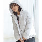 ライトグレー | 【ハニーズ】ファイバーダウンブルゾン【WEB限定LLサイズ有】 | Honeys