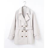 アウター トレンチコート ハーフ丈 | Honeys | 詳細画像19 