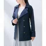 アウター トレンチコート ハーフ丈 | Honeys | 詳細画像3 