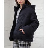 ネイビー | 【ハニーズ】アウター ブルゾン フード | Honeys