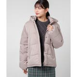 モカ | 【ハニーズ】アウター ブルゾン フード | Honeys