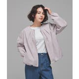 ピンクグレー | アウター はっ水 ジャンパー | Honeys