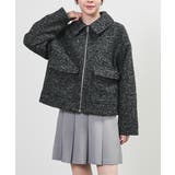 杢チャコール | アウター ジャンパー ブルゾン | Honeys