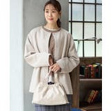 グレージュ | アウター ブルゾン ジャケット | Honeys