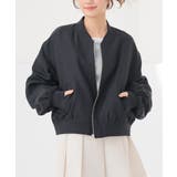 ブラック | アウター ジャンパー ブルゾン | Honeys