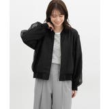 ブラック | アウター ジャンパー ブルゾン | Honeys