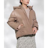 モカ | 【ハニーズ】ファイバーダウンブルゾン | Honeys