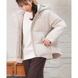 ライトベージュ | 【ハニーズ】ファイバーダウンブルゾン | Honeys