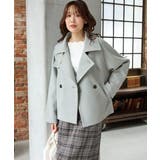 スモーキーミント | アウター コート ハーフコート | Honeys