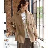 ダークベージュ | アウター コート ハーフコート | Honeys