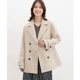 ライトベージュ | アウター コート ハーフコート | Honeys