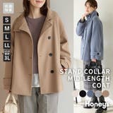 アウター コート ハーフ丈コート | Honeys | 詳細画像1 