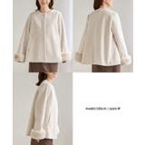 アウター コート ノーカラーコート | Honeys | 詳細画像12