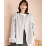 ライトグレー | アウター コート ノーカラーコート | Honeys