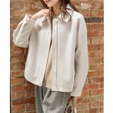 グレージュ | アウター ジャンパー ブルゾン | Honeys