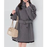 杢チャコール | アウター コート ハーフコート | Honeys