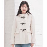 アイボリー | アウター コート 大きいサイズ | Honeys