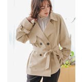 ライトベージュ | アウター コート トレンチコート | Honeys
