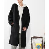 ブラック | 【ハニーズ】カラーレスコート | Honeys