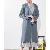 ダークブルー | 【ハニーズ】カラーレスコート | Honeys