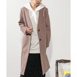 モカ | 【ハニーズ】カラーレスコート | Honeys